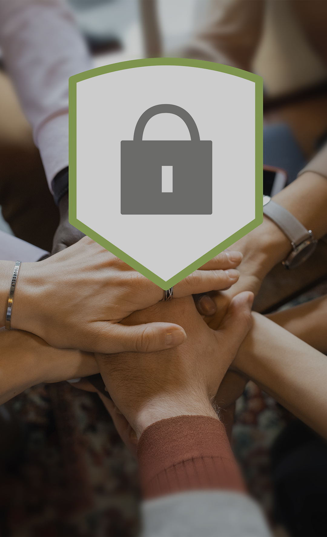 Symbobild: Mehrere Hände eines Teams